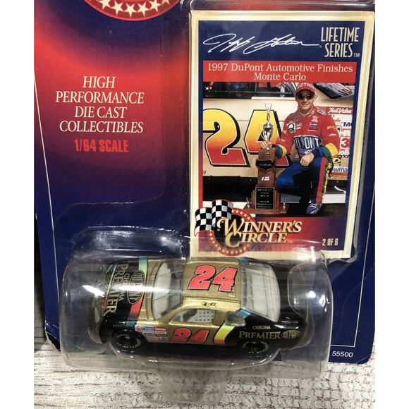 Lot Of 2 Jeff Gordon 1991 Ford Thunderbird 1997 Monte Carlo 1:64 NASCAR DieCast - Picture 5 of 9
